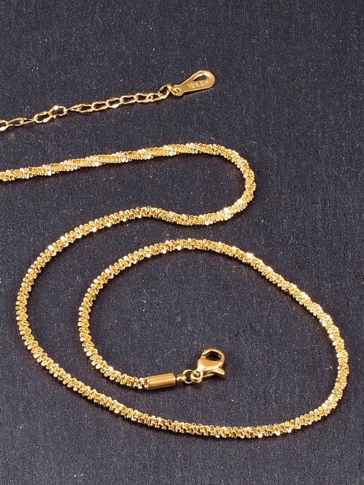 A TEEM Titanium Minimalist  chain Necklace 2