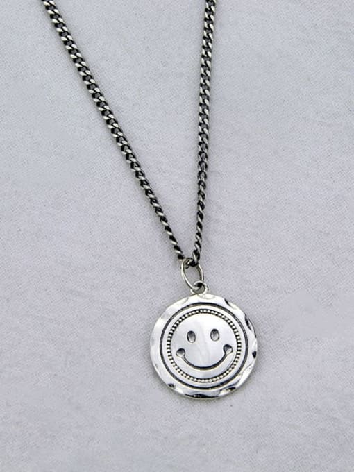 Pendant (excluding necklace) Vintage Sterling Silver With Vintage Smiley Pendant Diy Accessories