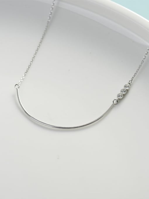 XBOX 925 Sterling Silver Geometric Minimalist Necklace 3