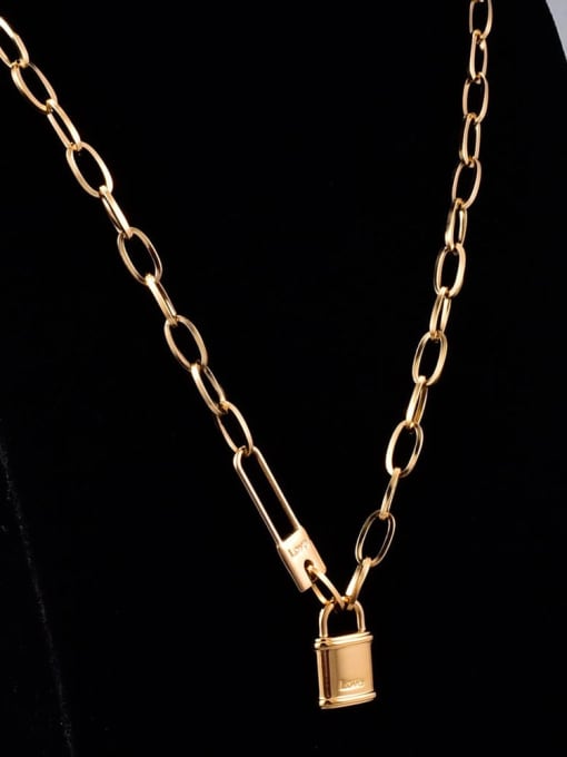 A TEEM Titanium smooth  Locket Vintage pendant Necklace 0