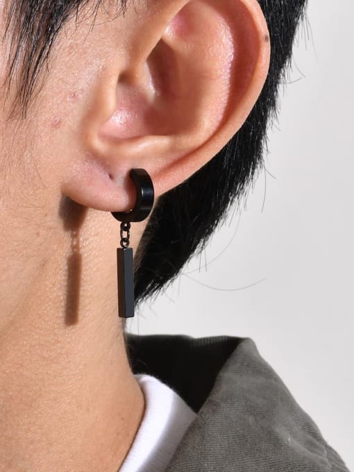 CONG Stainless steel Geometric Minimalist Single Earring 2