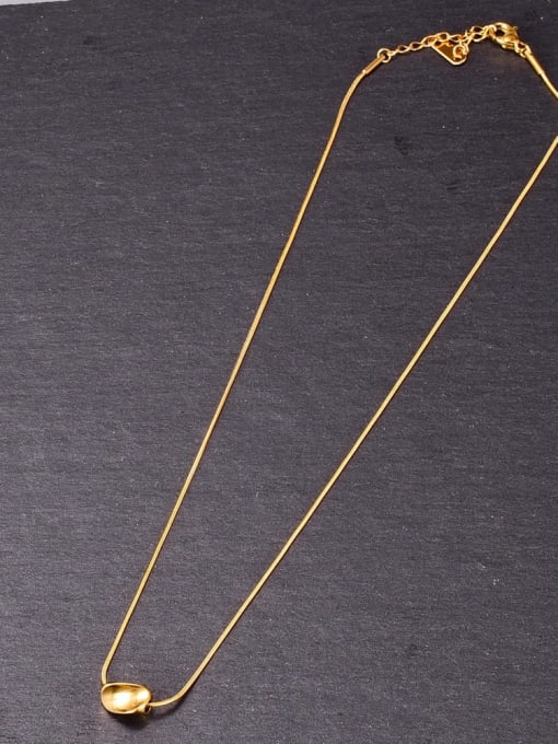 A TEEM Titanium Minimalist Irregular pendant  Necklace 3