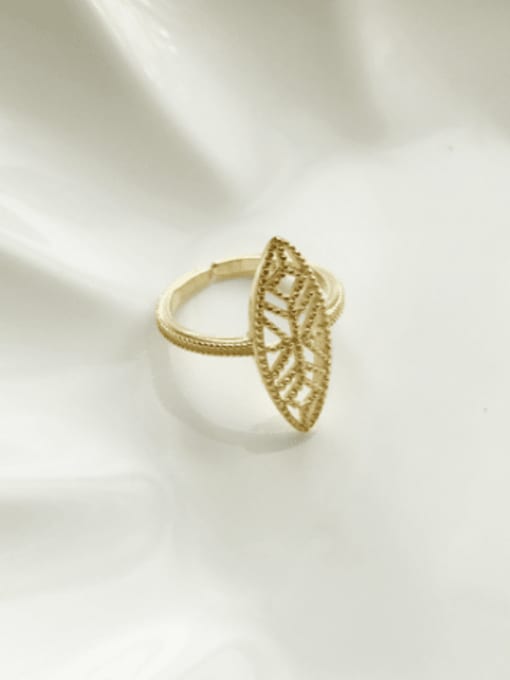 Boomer Cat Sterling Silver Gold Plated lace ring 0