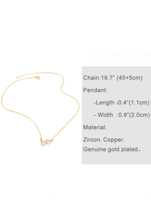 CC Brass Cubic Zirconia Boy Vintage  Heart Pendant Necklace 4