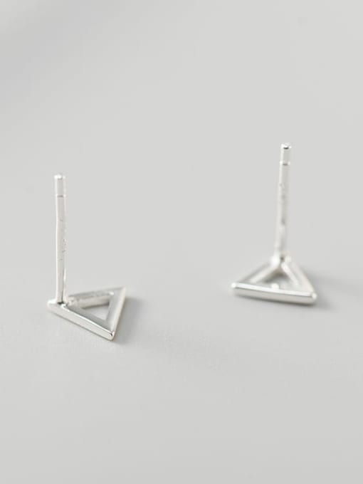 XBOX 925 Sterling Silver Triangle Minimalist Stud Earring 3