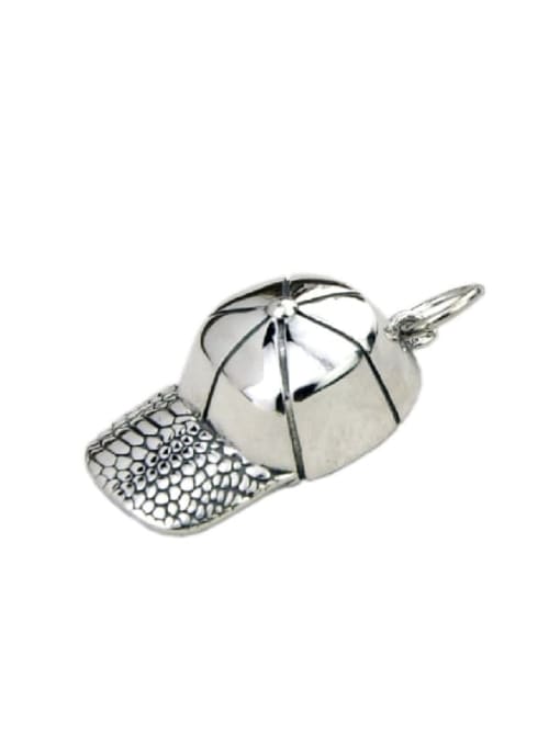 SHUI Vintage Sterling Silver With Vintage Hat Pendant Diy Accessories 1