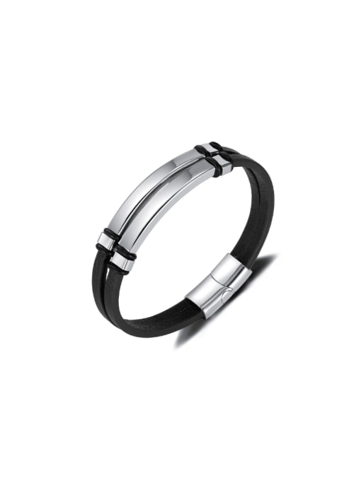 Open Sky Stainless steel Weave Hip Hop Set Bangle 0