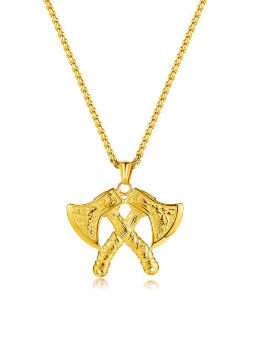 Open Sky Titanium Steel Irregular Hip Hop Necklace