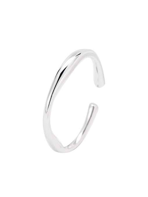 XBOX 925 Sterling Silver Round Minimalist Band Ring 3