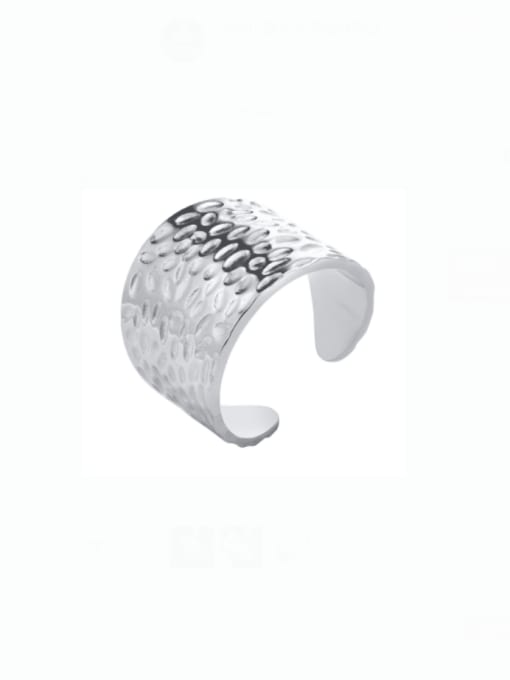 CONG Stainless steel Geometric Vintage Band Ring 3