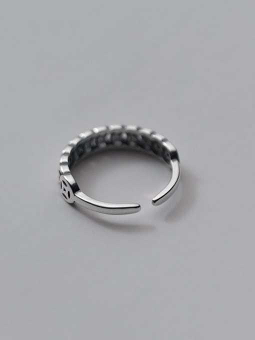 Rosh 925 Sterling Silver Coin Vintage Band Ring 3