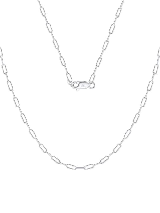 RINNTIN 925 Sterling Silver Geometric Minimalist Necklace 2