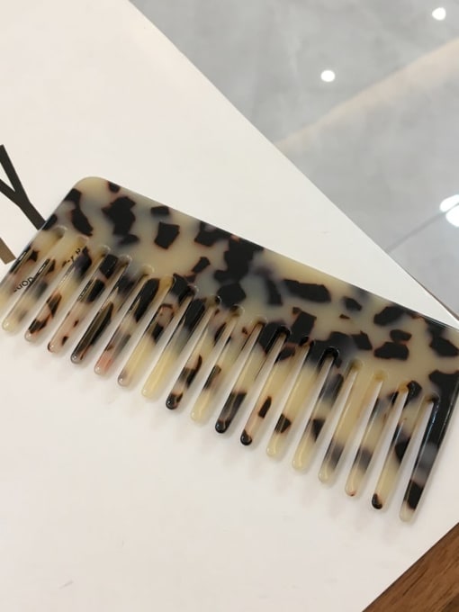 Hawksbill 11.6cm Cellulose Acetate Vintage Geometric Hair Comb