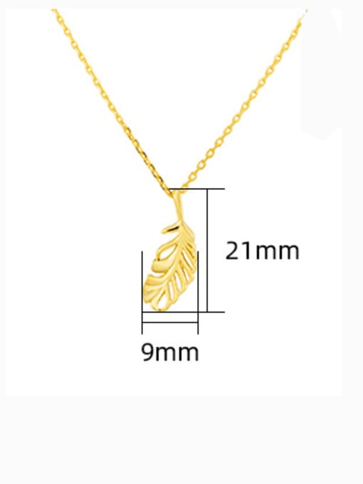 XBOX 925 Sterling Silver Cubic Zirconia Feather Minimalist Necklace 4