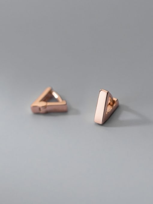 Rosh 925 Sterling Silver Triangle Minimalist Stud Earring 3