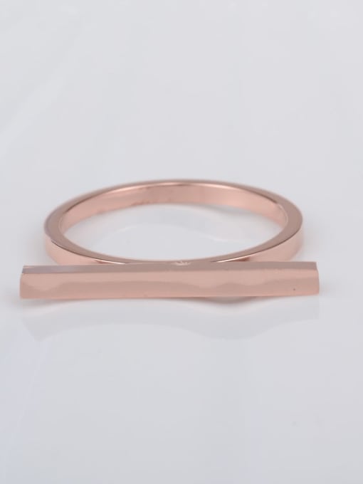 A TEEM Titanium Geometric Minimalist Ring