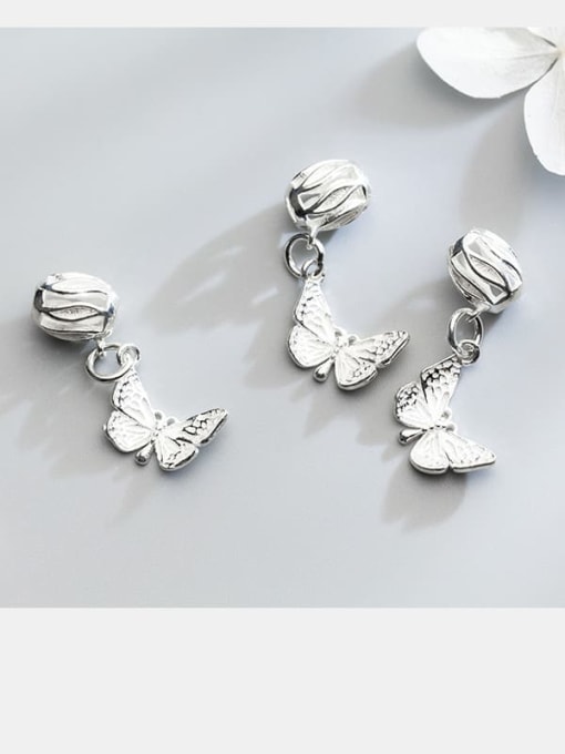 FAN 925 Sterling Silver With Minimalist Butterfly Pendant DIY Jewelry Accessories 3