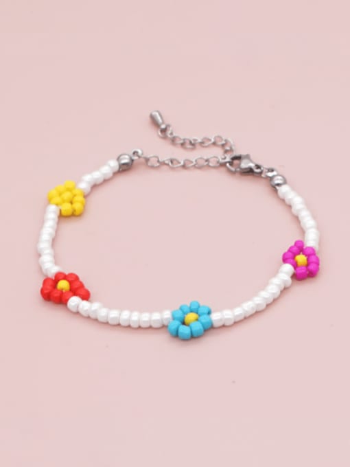 MMBEADS Miyuki Millet Bead Multi Color Flower Bohemia Handmade Beaded  Bracelet 3