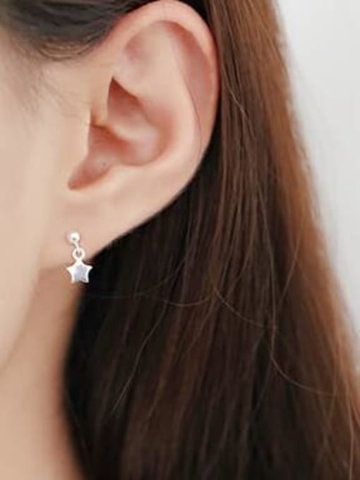 A TEEM Titanium Star Minimalist Stud Earring 3