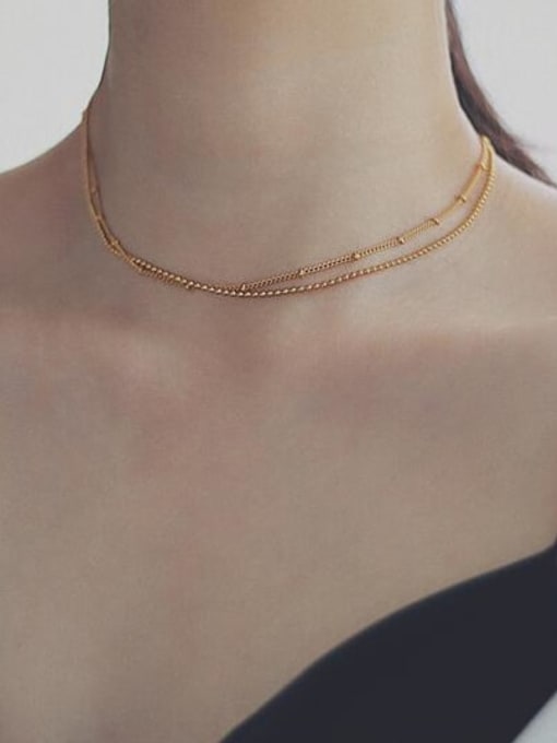 A TEEM Titanium Minimalist chain Necklace 2