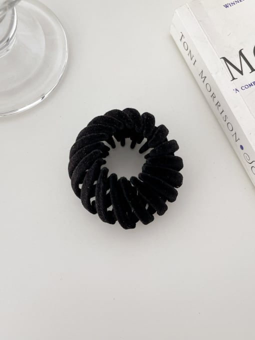 Black 4.5cm Trend Geometric Resin Hair Rope