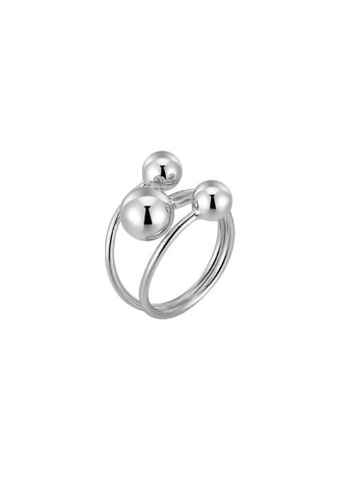 XBOX 925 Sterling Silver Geometric Minimalist Stackable Ring 0