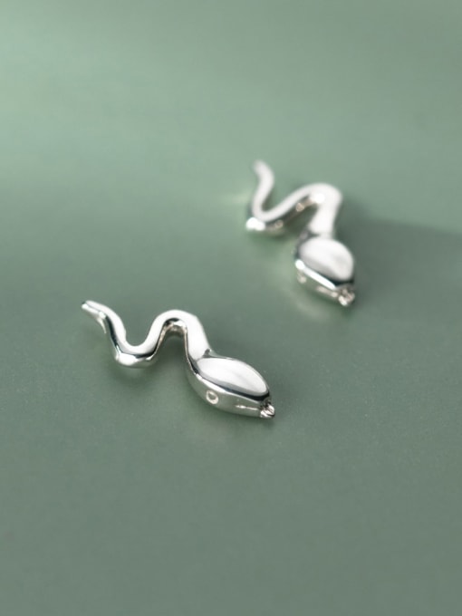 Rosh 925 Sterling Silver Animal Minimalist Stud Earring