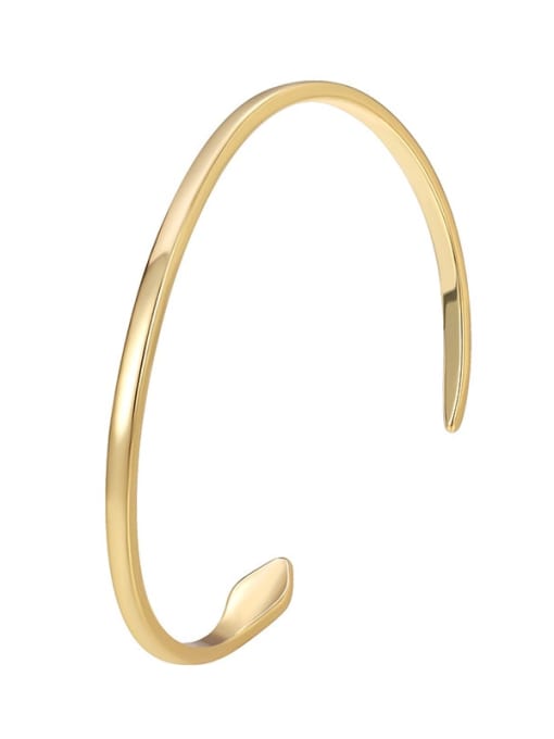 Gold open adjustable Snake Bracelet Brass Snake Minimalist Cuff Bangle