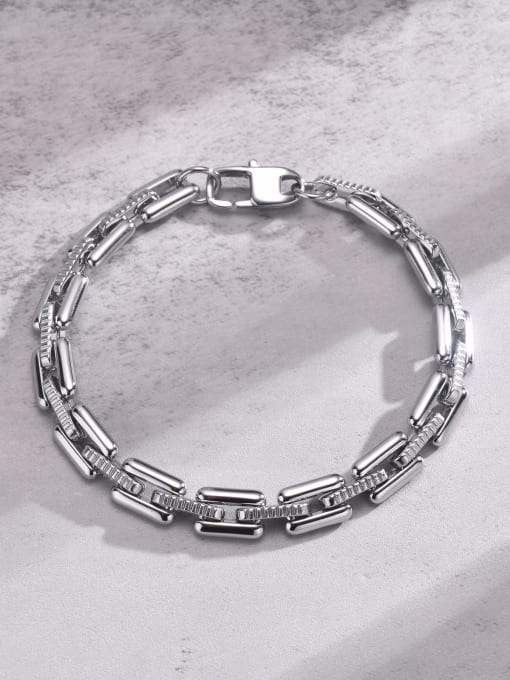 CONG Stainless steel Geometric Chain Hip Hop Link Bracelet 3