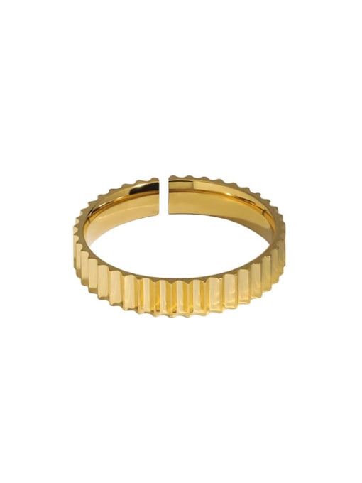 4mm  18K Gold 925 Sterling Silver Geometric Minimalist Band Ring