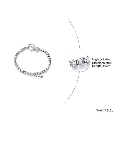 CONG Titanium Irregular Minimalist Bracelets 3
