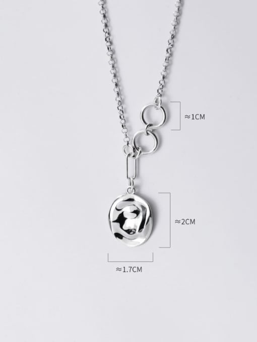 Rosh 925 Sterling Silver Geometric Vintage Necklace 3
