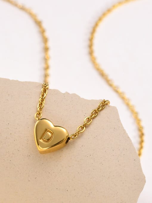CONG Stainless steel Heart Minimalist Necklace 1