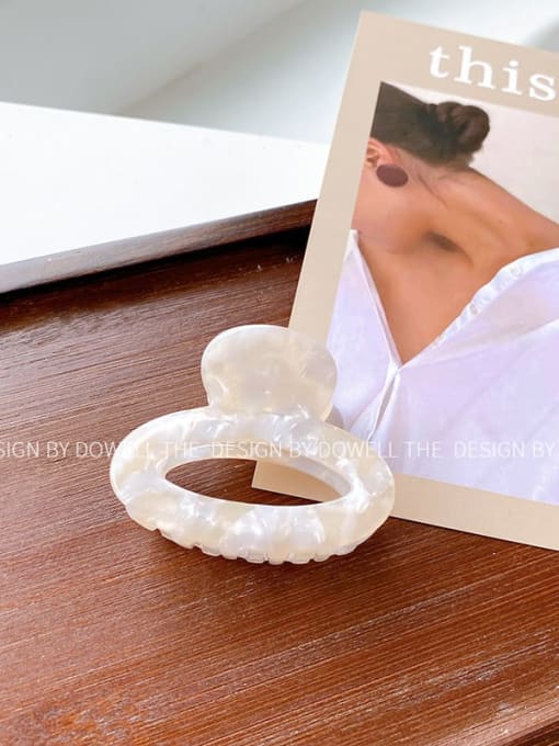 Gem yellow small size (6cm) Cellulose Acetate Minimalist Geometric Alloy Jaw Hair Claw