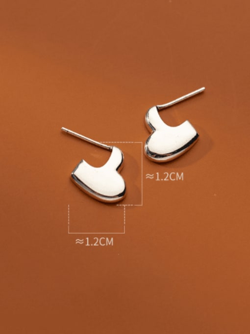 Rosh 925 Sterling Silver Irregular Minimalist Drop Earring 3