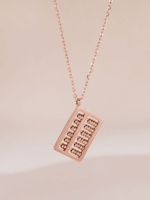 Open Sky Stainless steel Geometric Hip Hop Necklace 2
