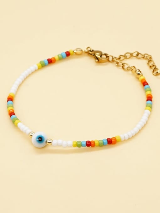 Roxi Miyuki Millet Bead Multi Color Evil Eye Bohemia Handmade Beaded Bracelet 2