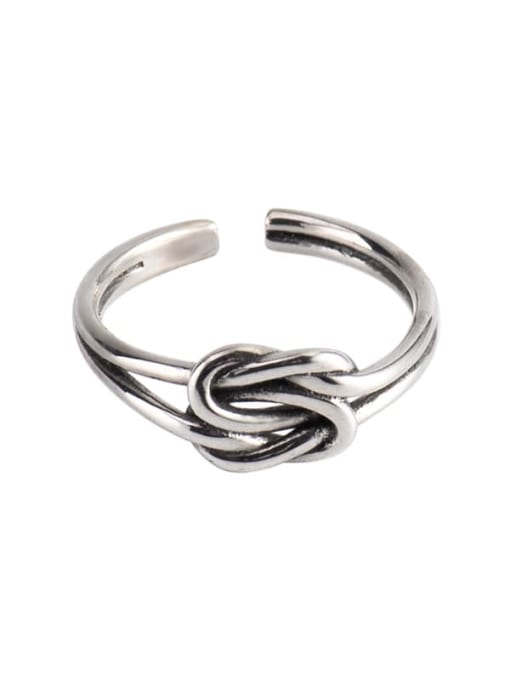 XBOX 925 Sterling Silver knot Vintage Band Ring 0