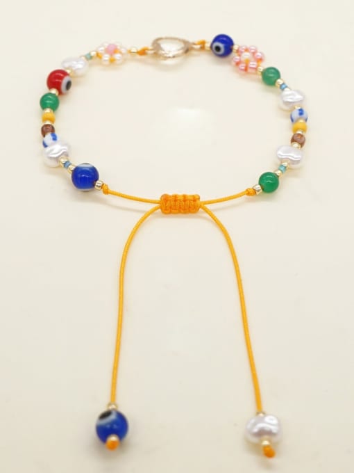 Roxi Multi Color Enamel Heart Bohemia Handmade Beaded Bracelet 2