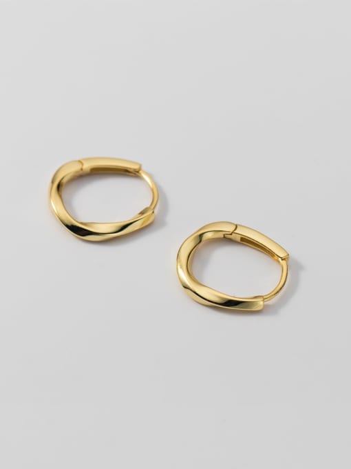 Rosh 925 Sterling Silver Hoop Earring 0