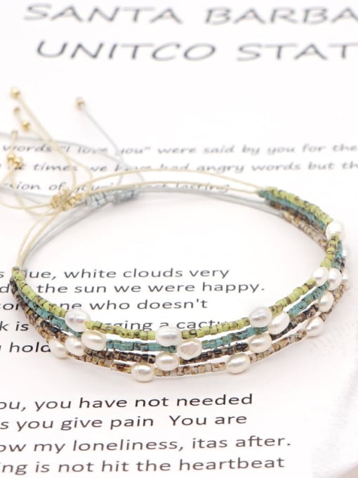 Roxi Miyuki Millet Bead Multi Color Bohemia Handmade Weave Bracelet 0