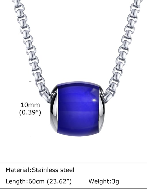 CONG Stainless steel Enamel Minimalist Geometric Pendant 2