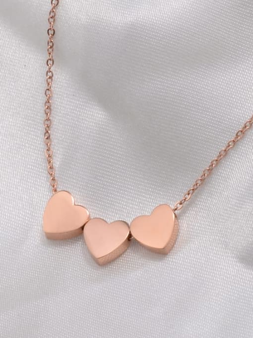 A TEEM Titanium Smooth Heart Necklace