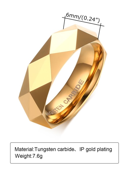 CONG Tungsten Geometric Minimalist Band Ring 4