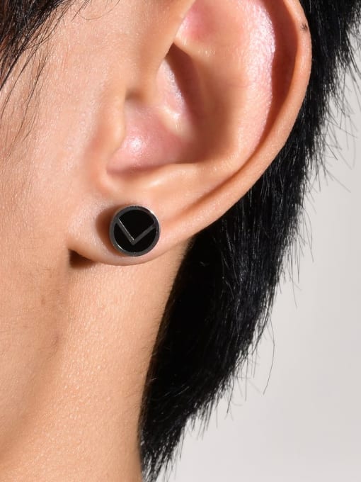 CONG Stainless steel Geometric Minimalist Single Earring 1