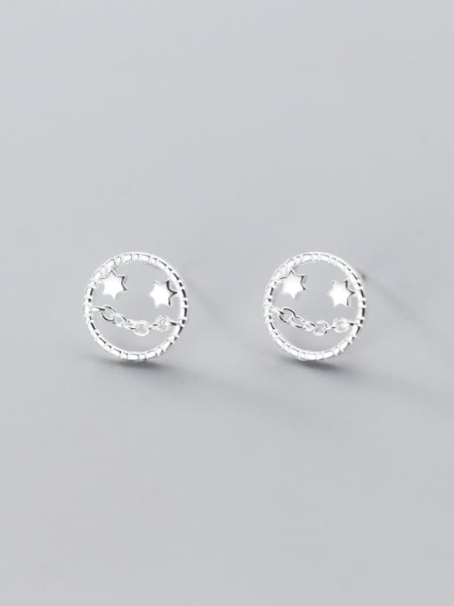Rosh 925 Sterling Silver Star Minimalist Stud Earring 2