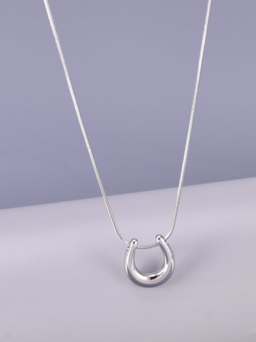 steel Titanium Steel Geometric Minimalist Necklace