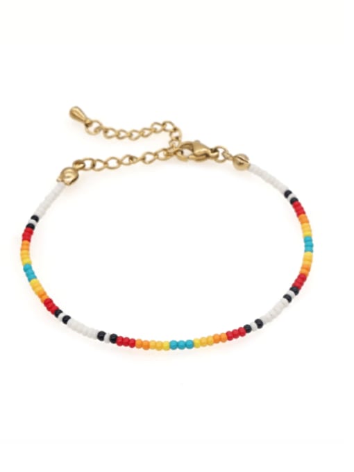 FG B210005A Bohemia Miyuki Millet Bead Multi Color Bracelet and Necklace Set