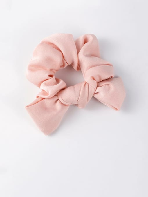 A pink Ribbon bow headband tied hair hair band
