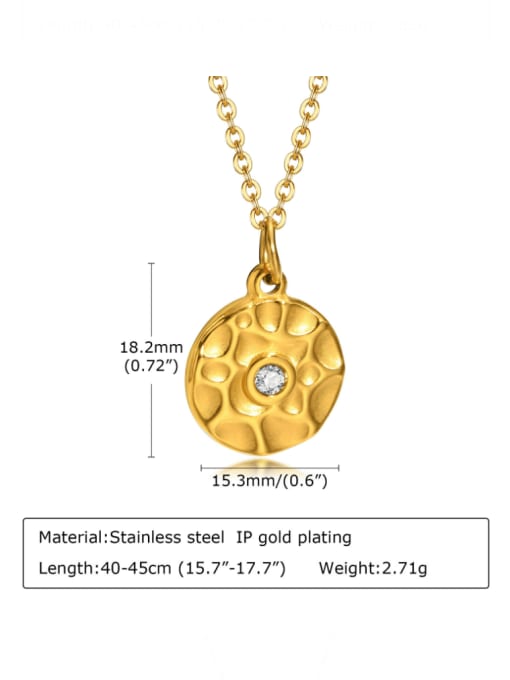 LI MUMU Stainless steel Geometric Vintage Necklace 4
